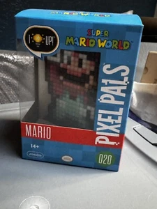 Pixel Pals PDP Super Mario World Mario 020 Iluminado 8 Bit Sellado Raro Nintendo - Imagen 1 de 10