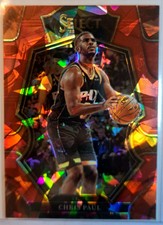 2023 Panini Select Chris Paul Red Cracked Ice Prizm  #150 Suns
