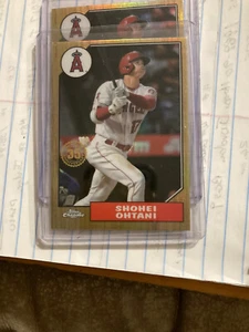 2022 Topps Chrome - 1987 Topps Baseball Shohei Ohtani #87BC - 2 Pack Fresh - Bild 1 von 2