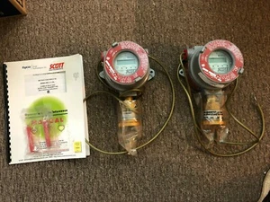2 X Scott 4800 4888 NIC II Combustible Gas Detector Transmitter w Bach 23-4012 - Picture 1 of 11