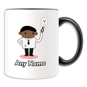 Personalised Gift Dentist Mug Money Box Cup NHS Hospital Worker Staff Dr Name - Picture 1 of 21