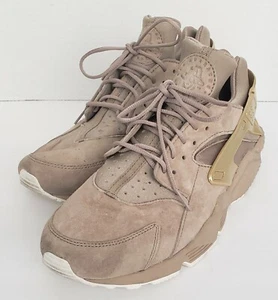 Nike Sneakers Mens 9.5 Air Huarache Run Premium Elemental Gold 704830-012 No Box - Picture 1 of 8