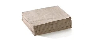 2 PLY 1/4 Fold Lunch Brown Natural Bio Napkin 300x300 2000 pcs - Picture 1 of 1