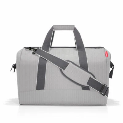 reisenthel allrounder L Reisetasche Sporttasche Tasche Herringbone Grey 30 L - Bild 1 von 3