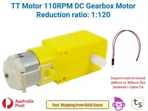 TT Motor 110RPM DC Gearbox Motor - Picture 1 of 2
