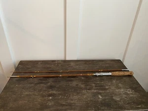 Vintage Grampus Kiraku & Co Hexagonal Bamboo Fly Fish Rod Model 206 Casique 64” - Picture 1 of 17