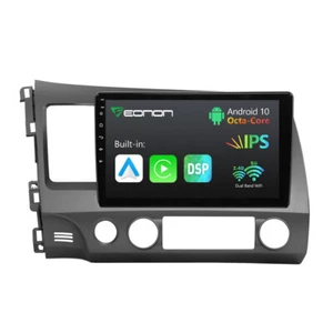 8-Core Android 10.1" Car Stereo Radio GPS WiFi CarPlay for Honda Civic 2006-2011 - Picture 1 of 12