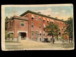 c1920 Pottsville Hospital, Pottsville, Pa. Vintage Postcard - Picture 1 of 2