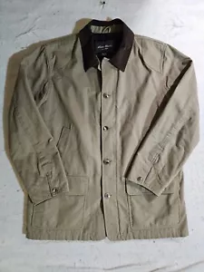 Giacca da uomo Eddie Bauer classica in tela con bottoni foderata Field Chore taglia XL alta - Foto 1 di 10
