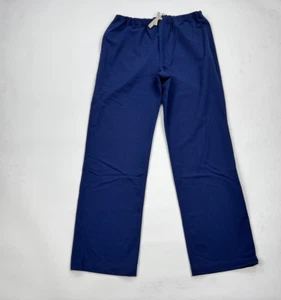 Figs Pisco Basic Scrub Pants Mens L NWOT Pockets Elastic waist Medical Navy - Picture 1 of 11
