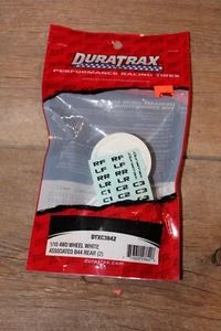 TWO (2) Duratrax 1/10 4WD B44 REAR WHEEL WHITE - DTXC3842 - NEW SEALED - Picture 1 of 2