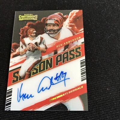 KEN ANDERSON 2022 CONTENDERS SEASON PASS AUTOGRAPH AUTO (B) - Image 1 of 2