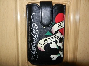Ed Hardy LKS Tatoo Leather Case Phone Cover Apple iPhone 4 4S 3G 2 3G iPod Touch - Picture 1 of 1