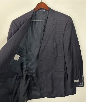 #383 CANALI Classic Fit Check Sports Blazer Jacket Size 44 R - Image 1 of 4