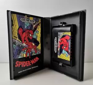 Spider-Man (Sega Genesis, 1991) Complete In Box Tested And Working - Picture 1 of 11