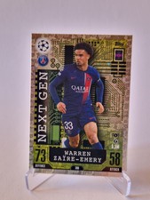 TOPPS UEFA CLUB MATCH ATTAX 2023/24 CARD NEXT GEN W. ZAIRE-EMERY