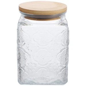 Household Glass Storage Jar Multi-functional Tea Storage Jar Vintage Style - Picture 1 of 12