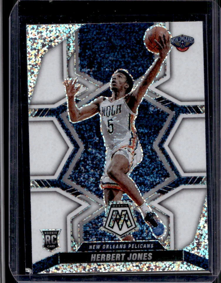 2021-22 Panini Mosaic Herbert Jones White Sparkle Prizm SP RC Rookie #231