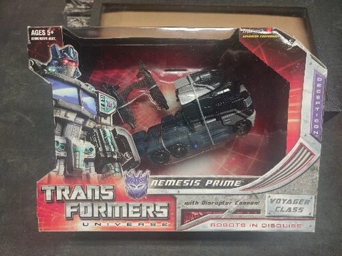 Hasbro Transformers Universe Classics SDCC Nemesis Prime Action Figure Sealed Cover