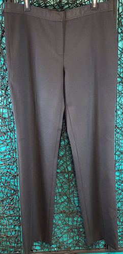 PANTALONE ABITO DONNA LANA BURBERRY LONDON NUOVO SENZA ETICHETTE TG. 14 NERI ITALIA PIATTI FODERATI DAVANTI