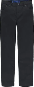 Levi's Boys' 502 Regular Taper Fit Performance Jeans Black 20 - Picture 1 of 7