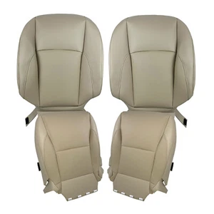 New 4PCS For 2007-2012 Lexus ES350 Front Bottom & Top Perforated SEAT Cover Tan - Picture 1 of 13