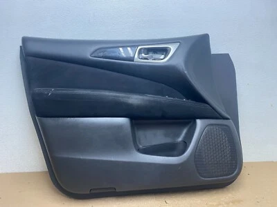 Panel de puerta del conductor delantero izquierdo Nissan Pathfinder 2013 a 2016 negro M7103 OEM DG Foto 1 de 4