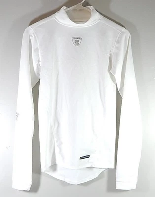 Equipo NFL Equipo Reebok Emitido Manga Larga Cuello Alto Bajo Camisa Blanca 3XL Foto 1 de 3
