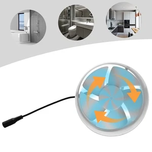 DC 12V 4.3in Booster Blower Exhaust Ducting Vent Fan Inline Duct Fan Air Cooling - Bild 1 von 24