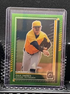 Paul Skenes 2025 Donruss Optic Lime Green  #2/149 - Pirates - Picture 1 of 2