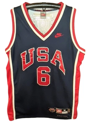 Camiseta deportiva de baloncesto Nike 1984 del equipo de Estados Unidos Patrick Ewing Legends talla MEDIANA Juegos Olímpicos Foto 1 de 4