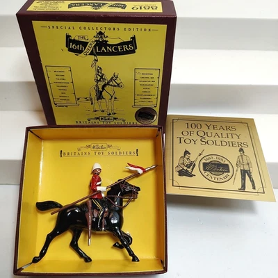 Britains 8819 The Queen's 16th Lancers Lead Figure Special Collectors Edition - image 1 of 4