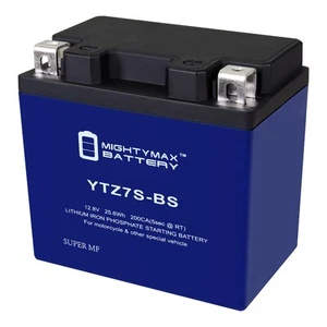Mighty Max YTZ7S Lithium Battery Compatible with Yamaha 250 WR250F 08-23 - Picture 1 of 6