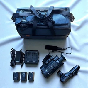 JVC GY-LS300CH 4K Memory Card Camera Recorder w/ battery handle bag from JP EX - Picture 1 of 9