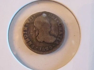 1820 FERDIN VII SPANISH SILVER COIN - TUB BN - Picture 1 of 2