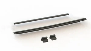 fits Rampage 2007-2018 fits Jeep Wrangler(JK) Tailgate Tonneau Bar Kit - Black 8 - Picture 1 of 1