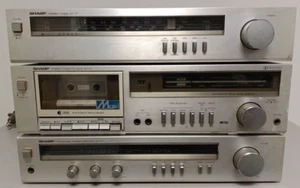 Sharp Sm-31 Verstärker + Rt-31 Kassettenplatte + St-31 Vintage Stereo Tuner - Bild 1 von 8