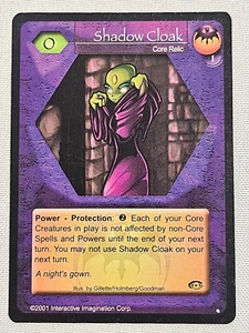 Magi Nation Duel - Shadow Cloak - Core Relic - Vintage 2001 Rare 1st Edition - Bild 1 von 6