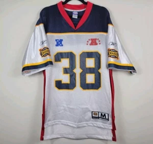 Super Bowl 38 Houston XXXVIII 2004 Reebok NFL Football Jersey White Mens Size M - Picture 1 of 18