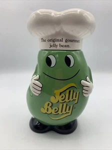 Mr Jelly Belly Candy Company Collectible Ceramic Container Pot with Lid Green - Picture 1 of 4