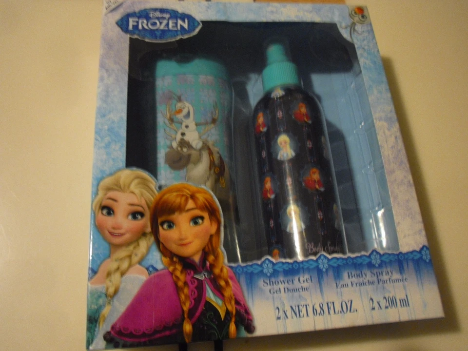 ¡Nuevo! Juego de 2 piezas de gel de ducha y spray corporal de fragancia Frozen by Disney para mujer Foto 1 de 1