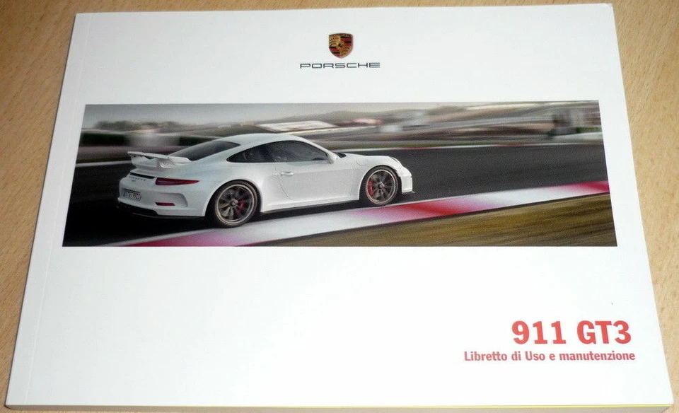 uso manutenzione Porsche 911/991 GT3,libretto istruzioni in Italiano - Immagine 1 di 1