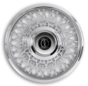 1x Speichenblende 15" ABS chrom US Car Oldtimer Hot Rod Radkappen Radzierblenden - Bild 1 von 7