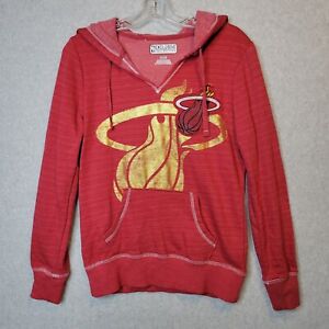 Miami Heat Hoodie Mens Medium Red NBA Collection Pullover Sweatshirt