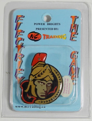 Ottawa Senators Flashing LED Light-Up Logo Magnet Pin New NIP NHL Hockey Cover