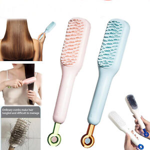 Scalable Hair Brush Self-cleaning Massage Comb Anti-static Bristles Travel Tool