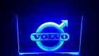 30/20cm LED Light Plate Truck Blue Illuminating Sign Table 12-240V USB For Volvo