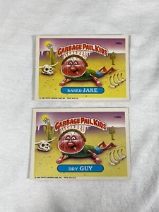 Garbage Pail Kids 1986 Serie 4 BAKED JAKE #146a und DRY GUY #146b - Bild 1 von 2
