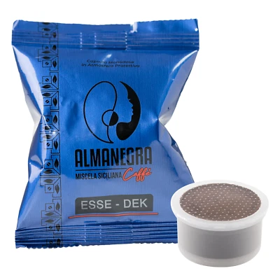 100 Kapseln Pads Almanegra Kaffee Esse Essse Kaffee Essecaffe Entkoffeiniert Dek - Bild 1 von 4