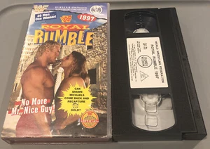 WWF ROYAL RUMBLE 1997 97 VHS COLISEUM VIDEO In Original Case Silver Version WWE - Imagen 1 de 2